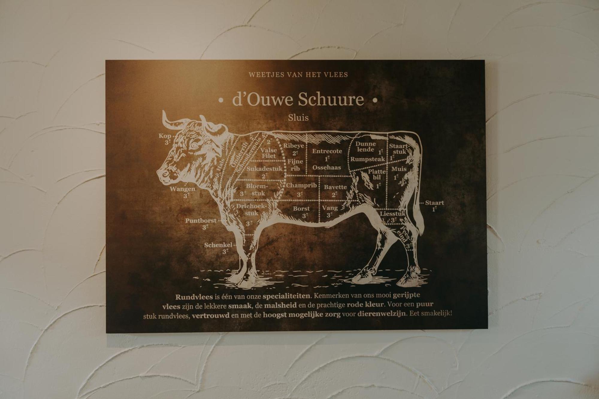 Bed and Breakfast Ouwe Schuure Sluis Zewnętrze zdjęcie